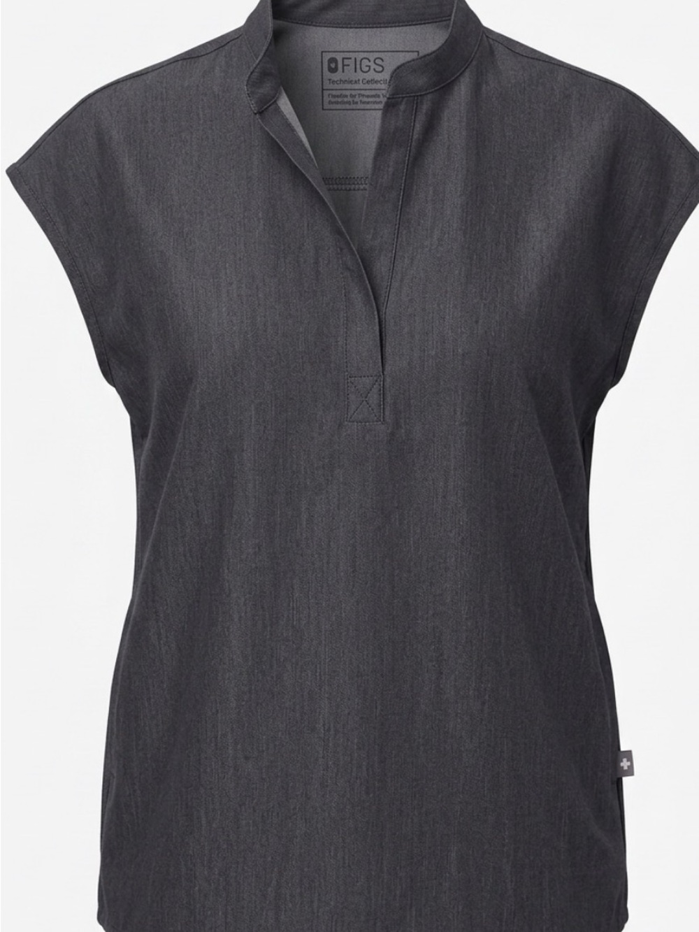 FIGS Graphite Gray Sleeveless Tunic